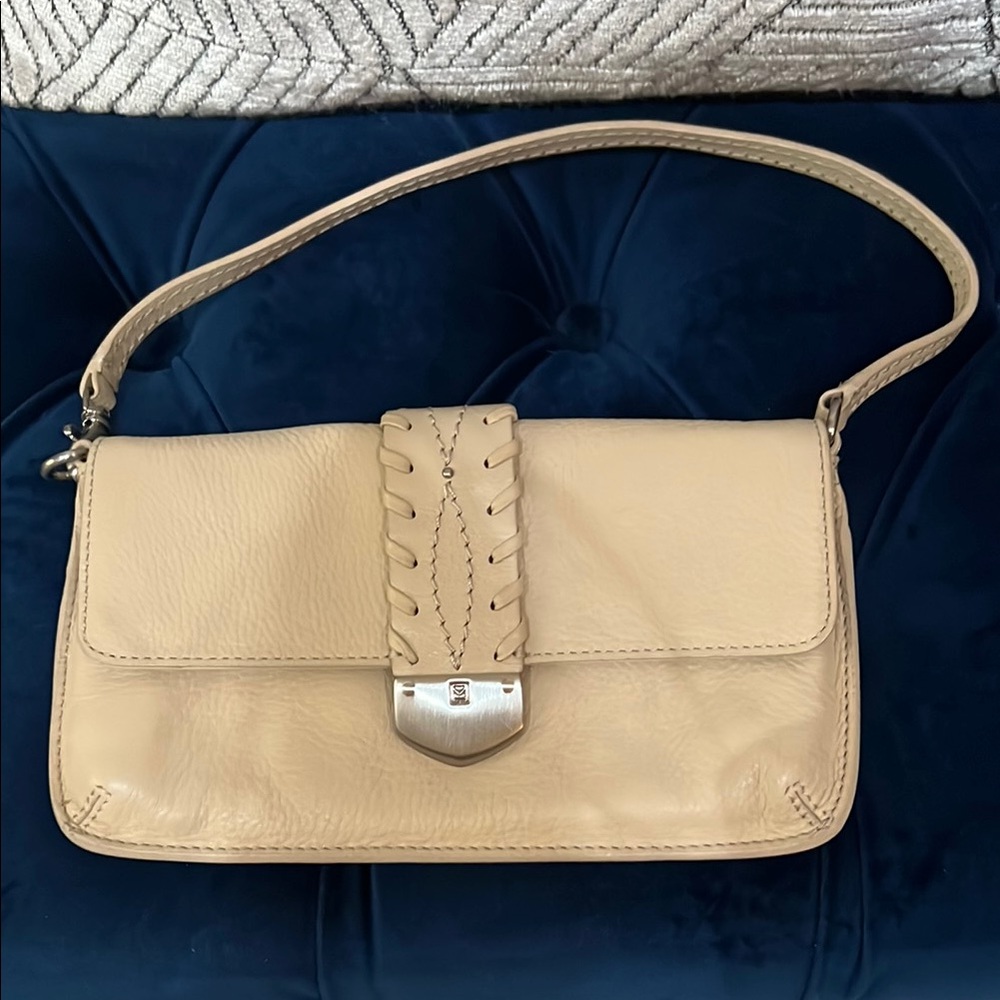 Michael Kors Cream Shoulder Bag with Studded Flap , never used
